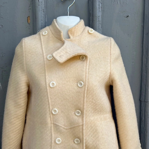 Yves Saint Laurent Jeunesse Vintage Wool Coat, size 2/4 - Picture 4 of 15